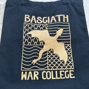 Fourth Wing 2 sided Basgiath War College Tote Bag